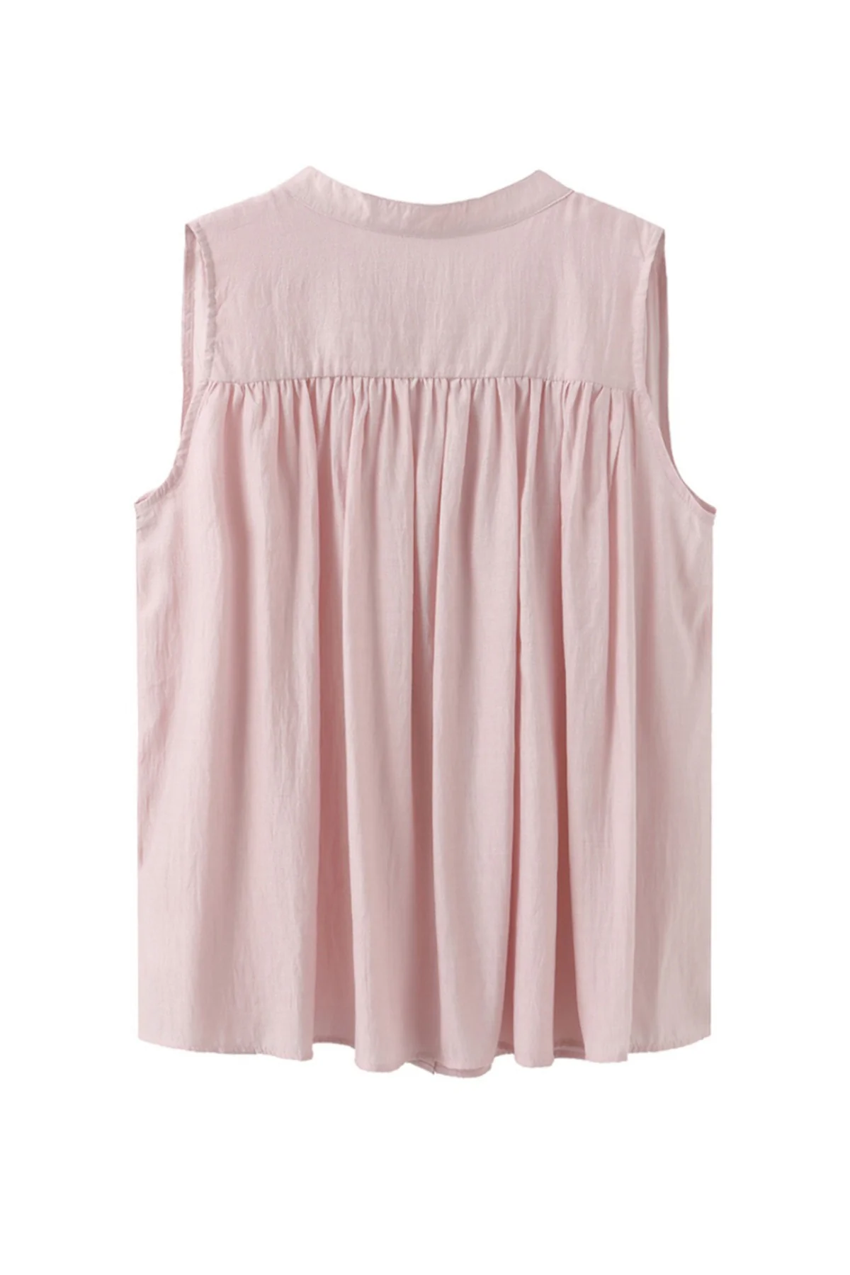Agathe - Let top med knapper - Image 2