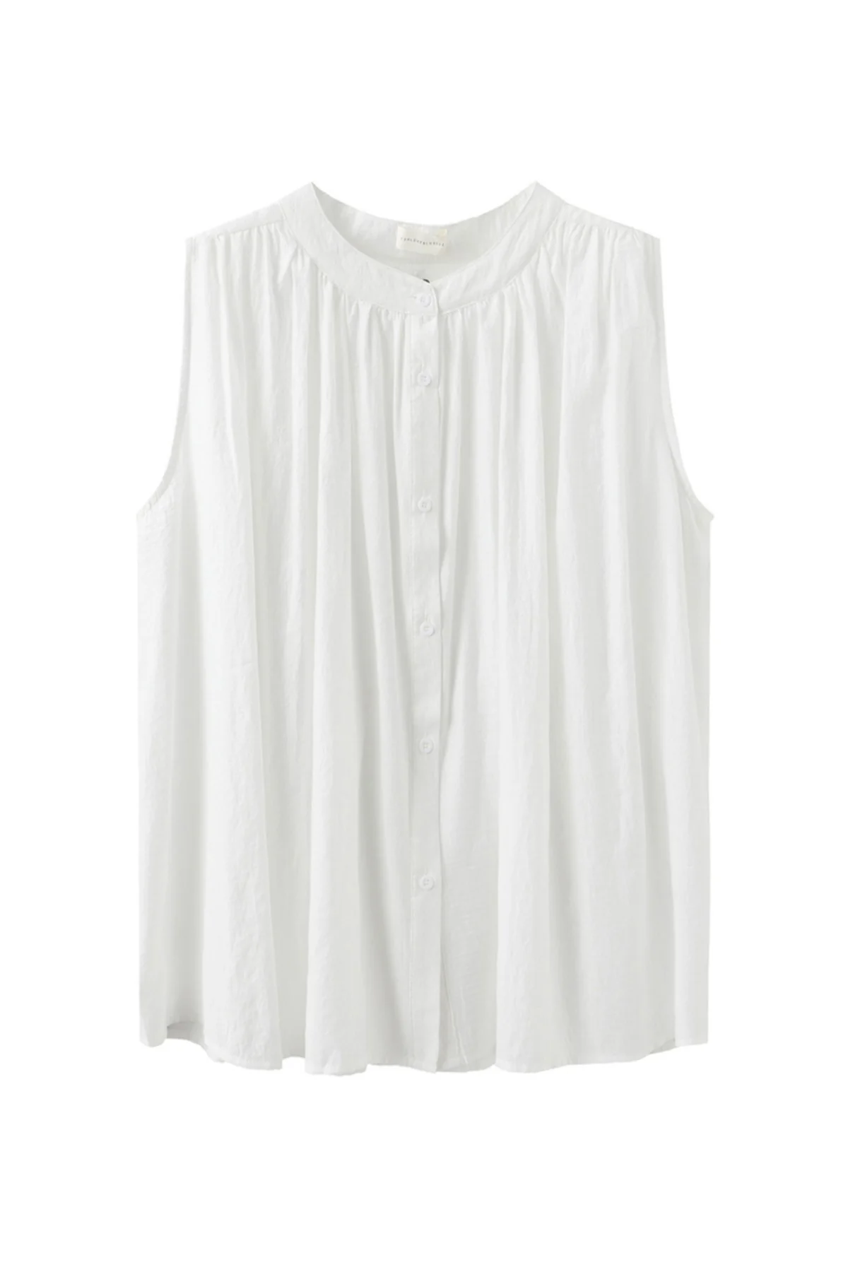 Agathe - Let top med knapper - Image 3