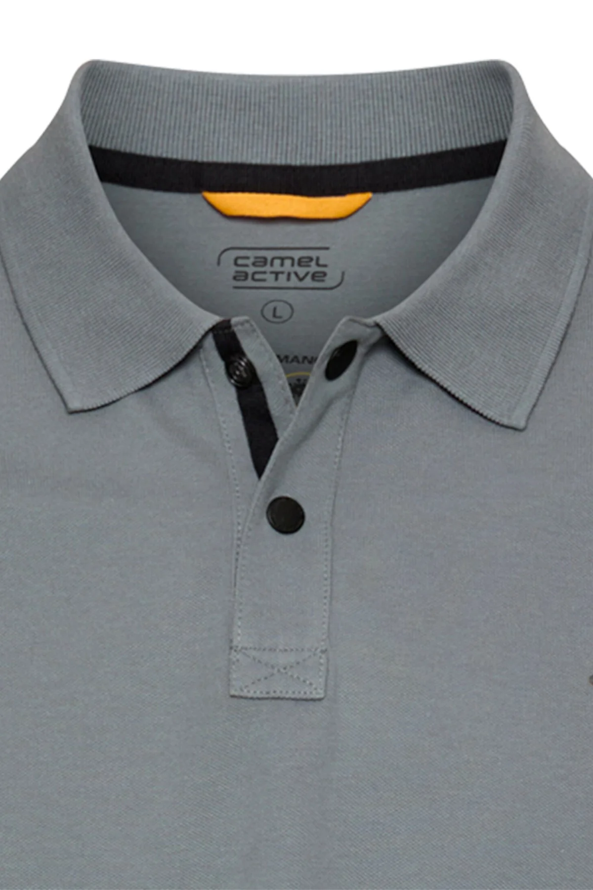 Kortærmet polo med logo - Image 3