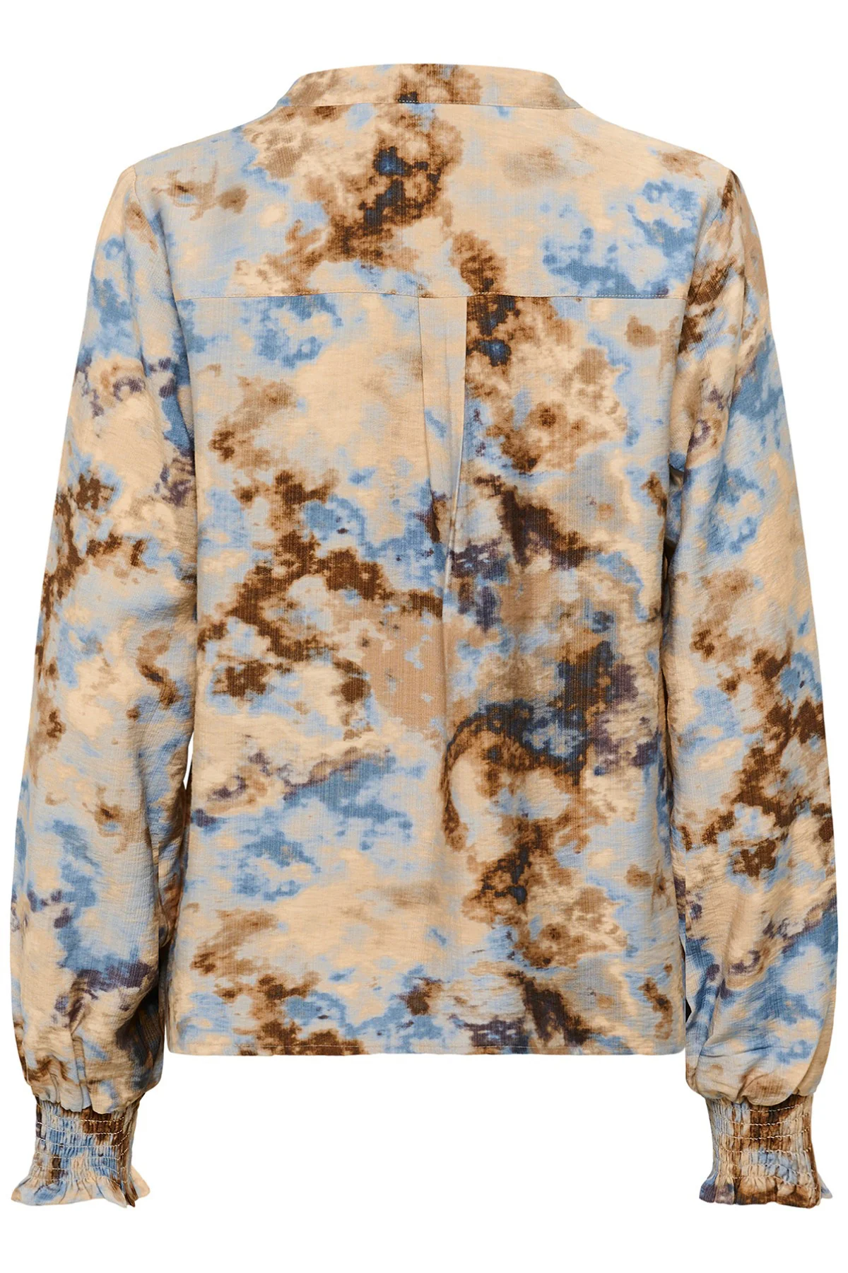 CUhizzy Greece - Mønstret bluse med smockdetalje - Image 6