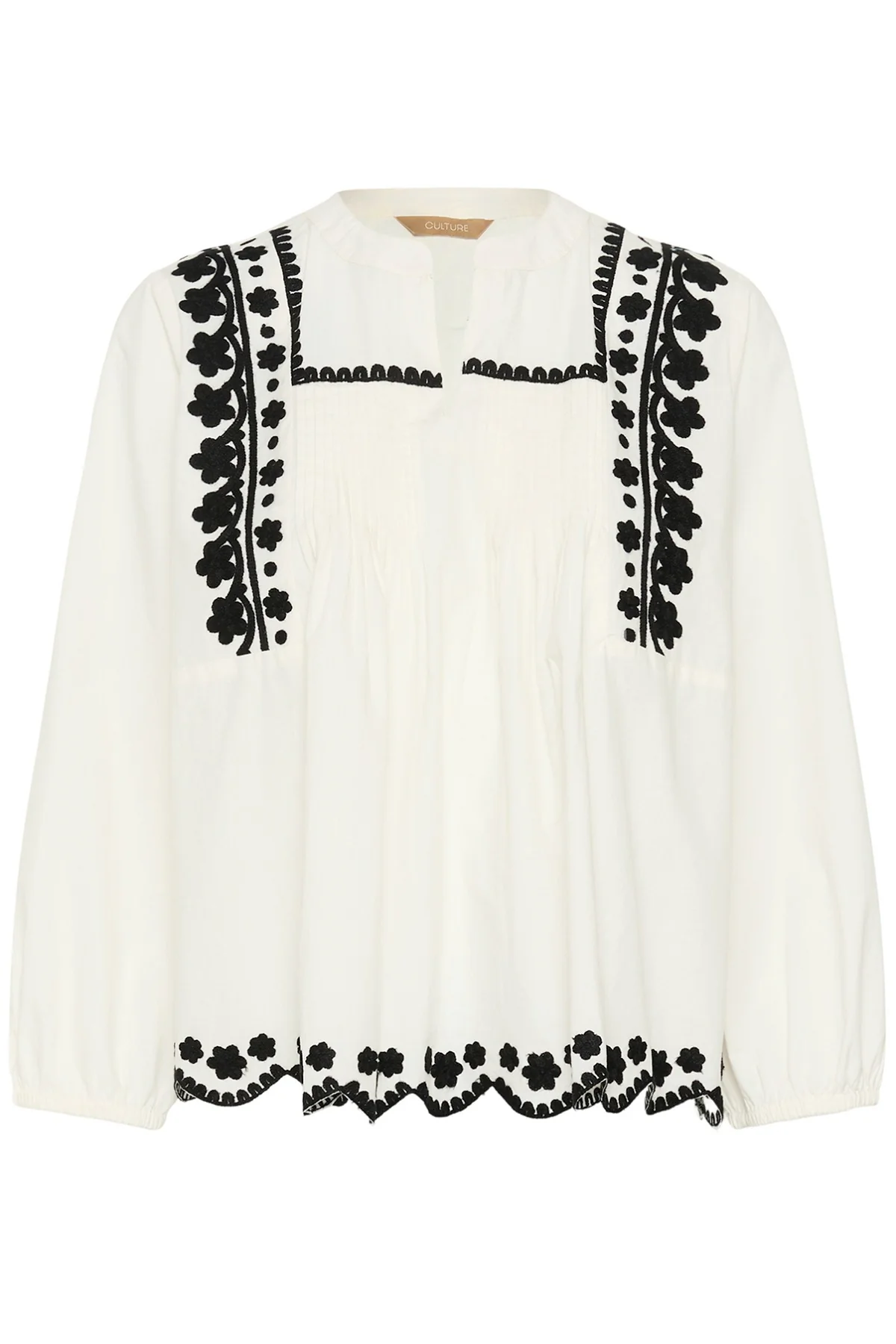CUviba - Langærmet bluse med broderi - Image 6