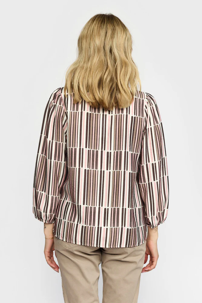 ESMARA - Mønstret bluse v-hals - Image 3