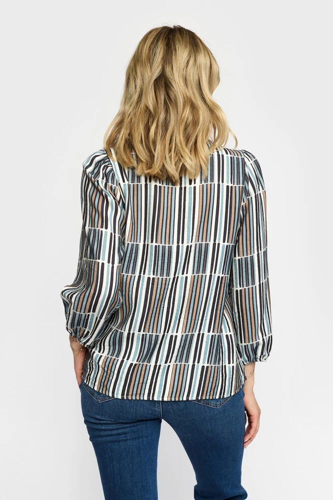 ESMARA - Mønstret bluse v-hals - Image 7
