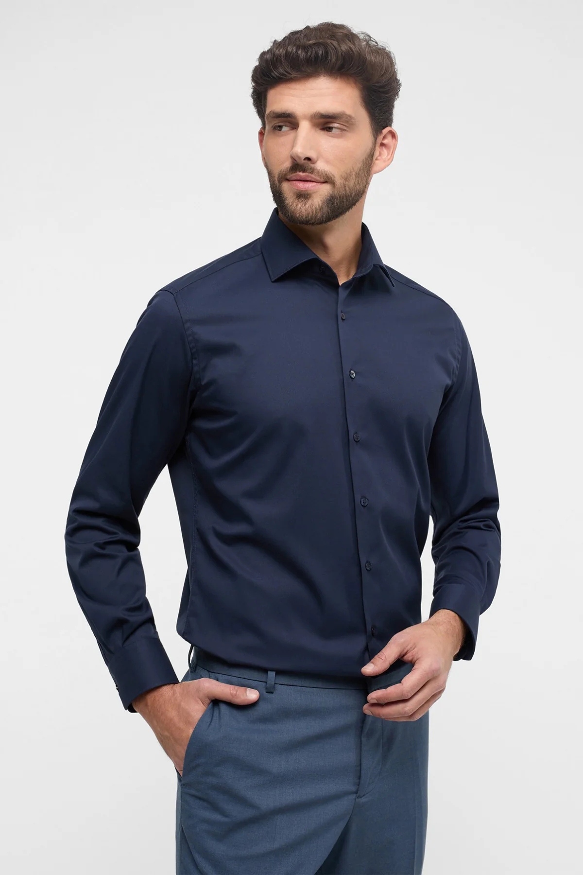 Strygefri Covershirt skjorte i tæt kvalitet - Image 19
