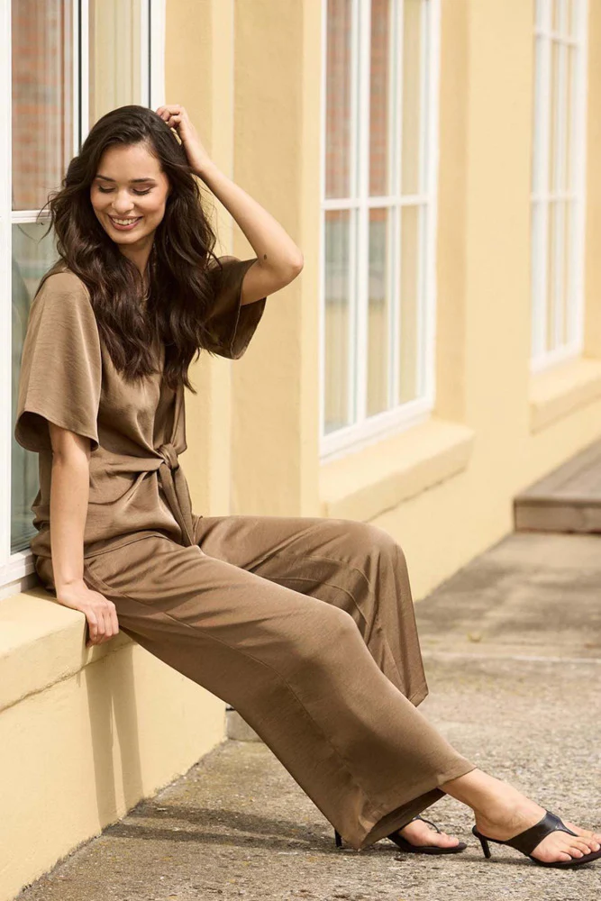 Faye - Elegante bukser med vide - Image 4