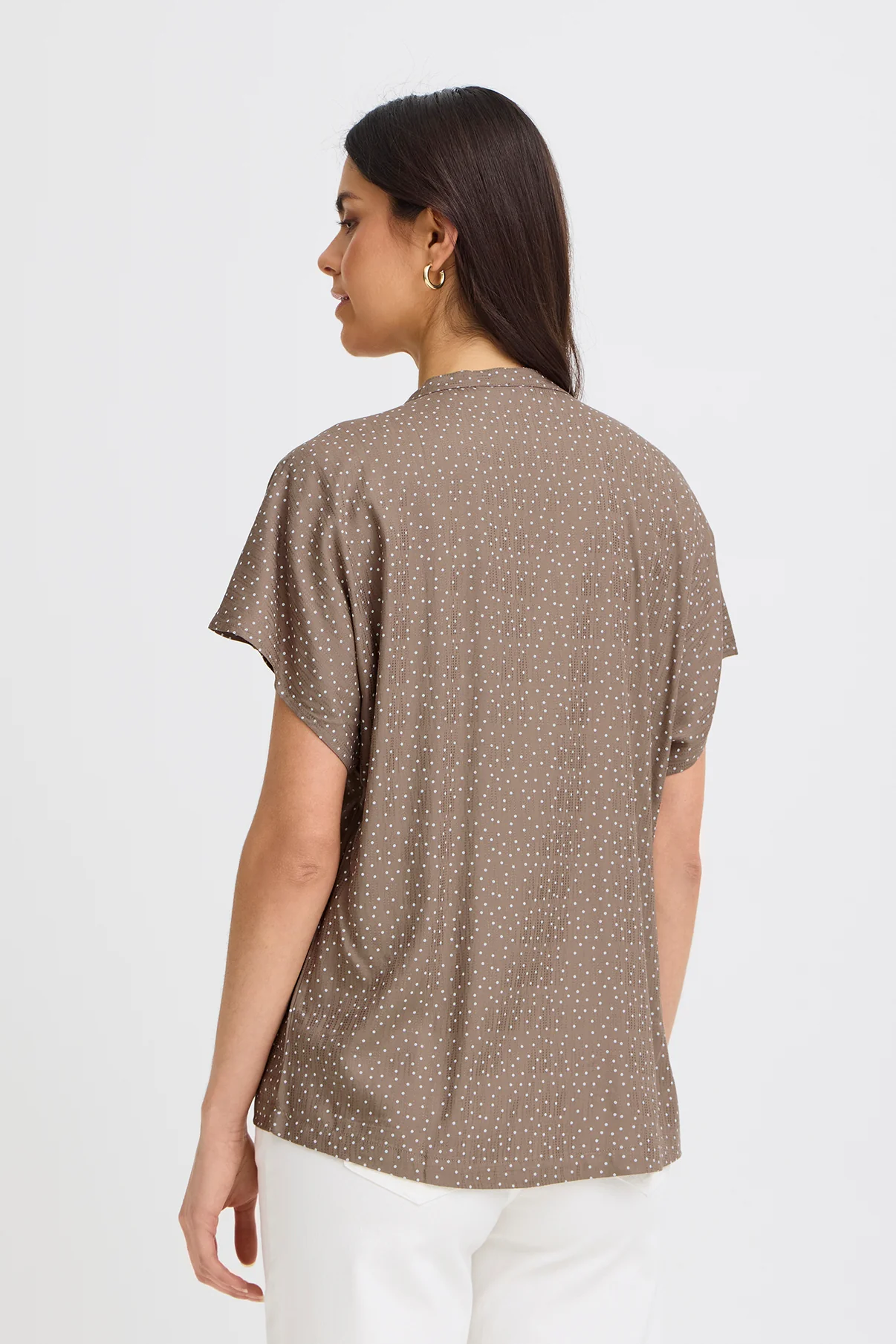 FRLAYA BL 1 - Kortærmet bluse med småt print - Image 3