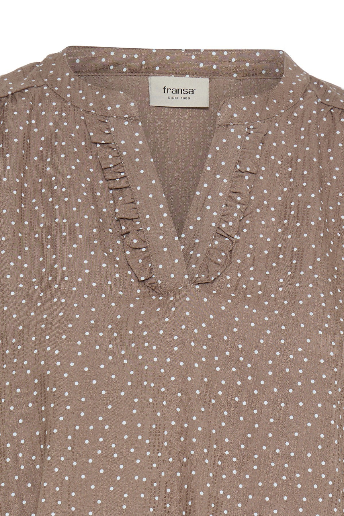 FRLAYA BL 1 - Kortærmet bluse med småt print - Image 8