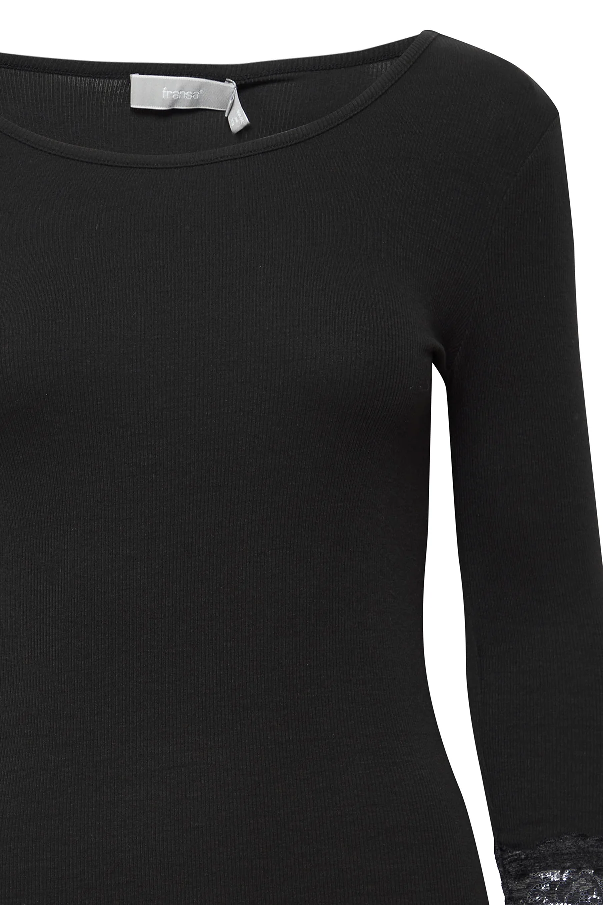 FRHIZAMOND TEE 19 - Langærmet t-shirt med blonde detalje - Image 3