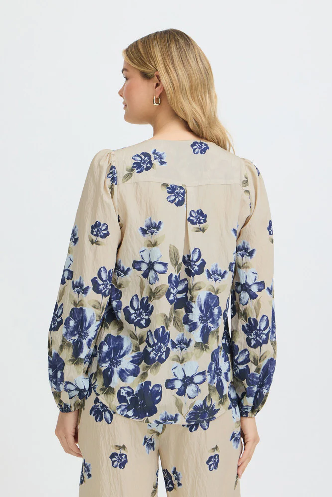 FRCARRIE BL 1 - Let bluse med lange ballonærmer - Image 2