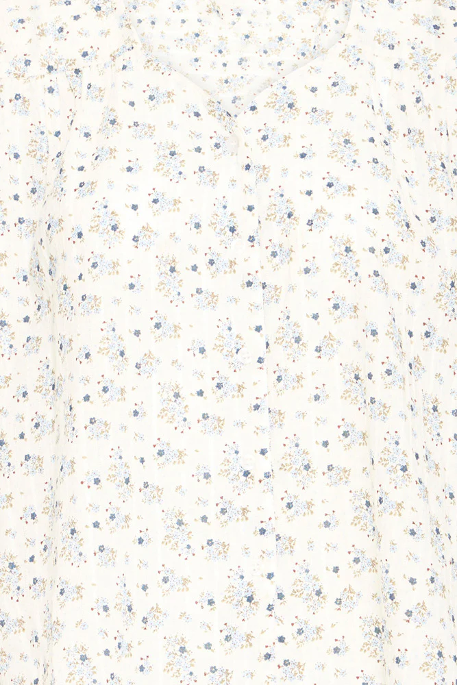 FREASA SH 1 - Blomstret bluse med fine detaljer - Image 6
