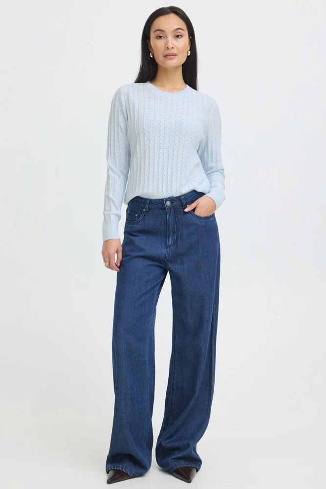 FRVANESSA PU 1 - Strik med riflet struktur - Image 2