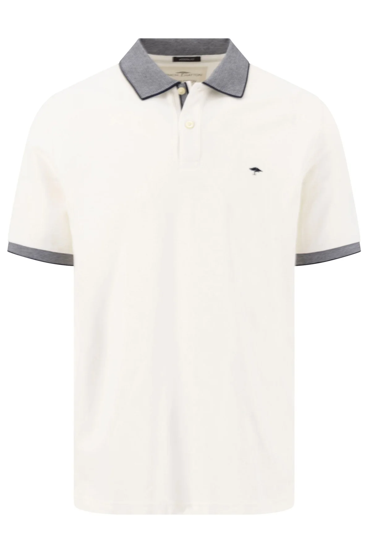 Polo T-shirt med kontrastdetaljer i modern fit - Image 3
