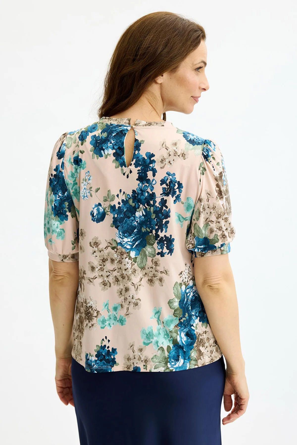 Grazia - Blomstret bluse med korte ærmer - Image 2