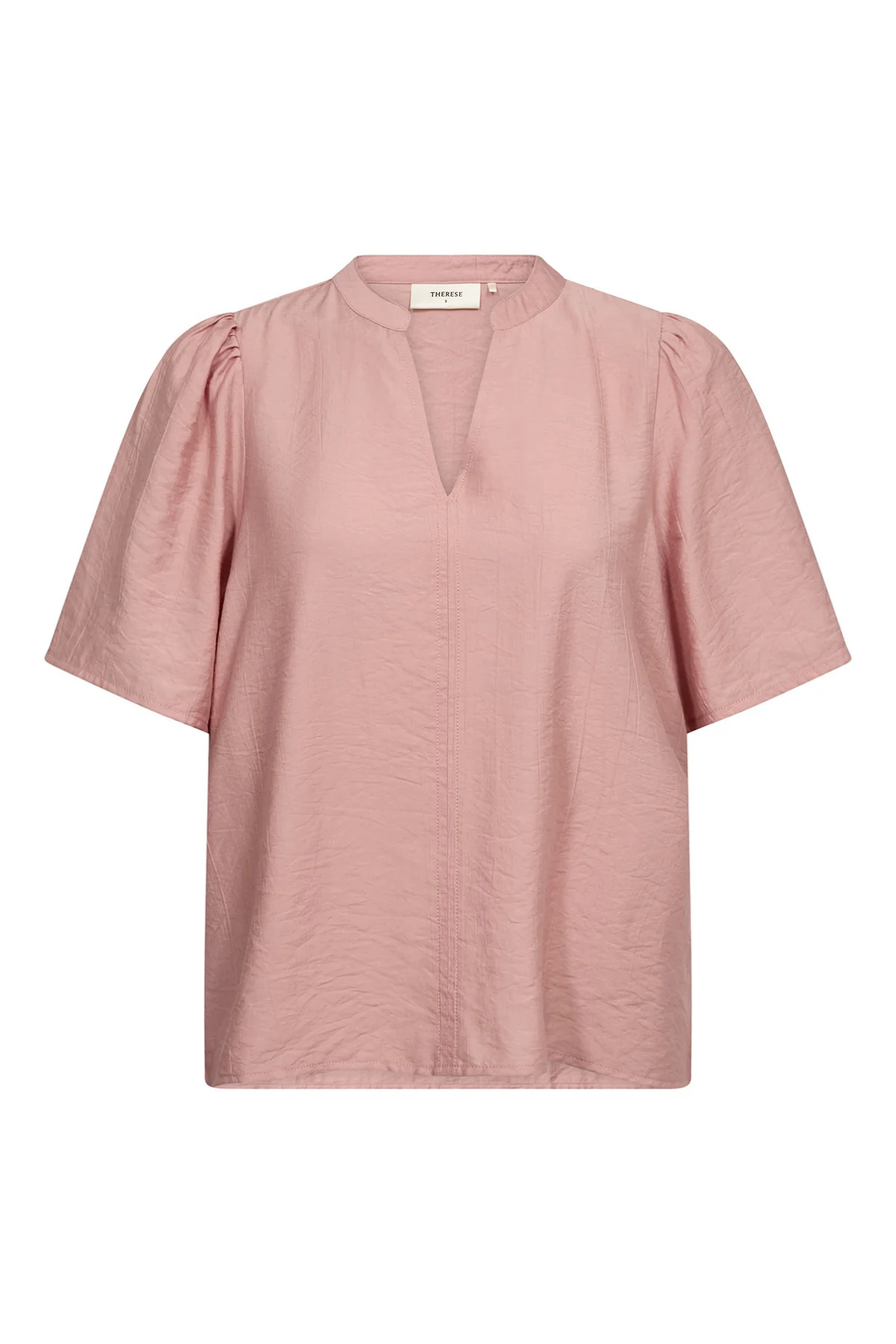 Isa - Bluse med rynkedetaljer ved skuldrene - Image 2