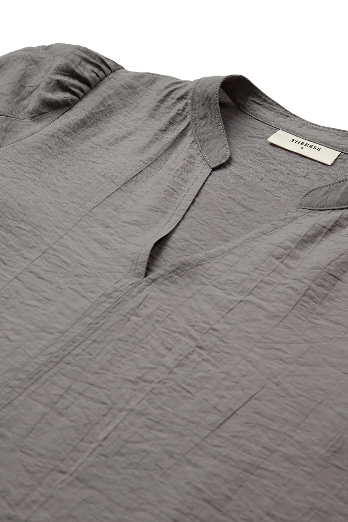 Isa - Bluse med rynkedetaljer ved skuldrene - Image 8