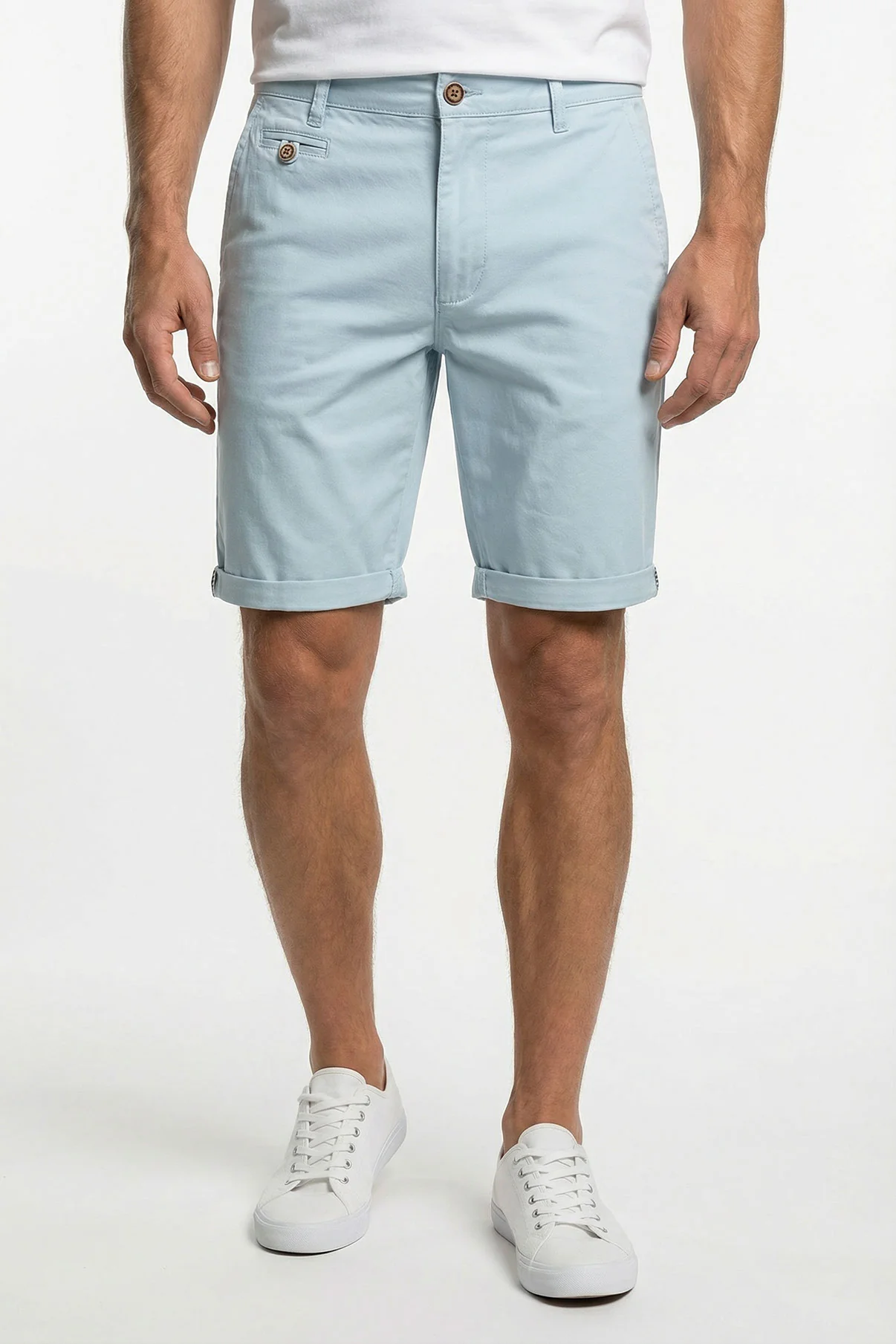 Alfonso - Chino shorts med let strech - Image 13