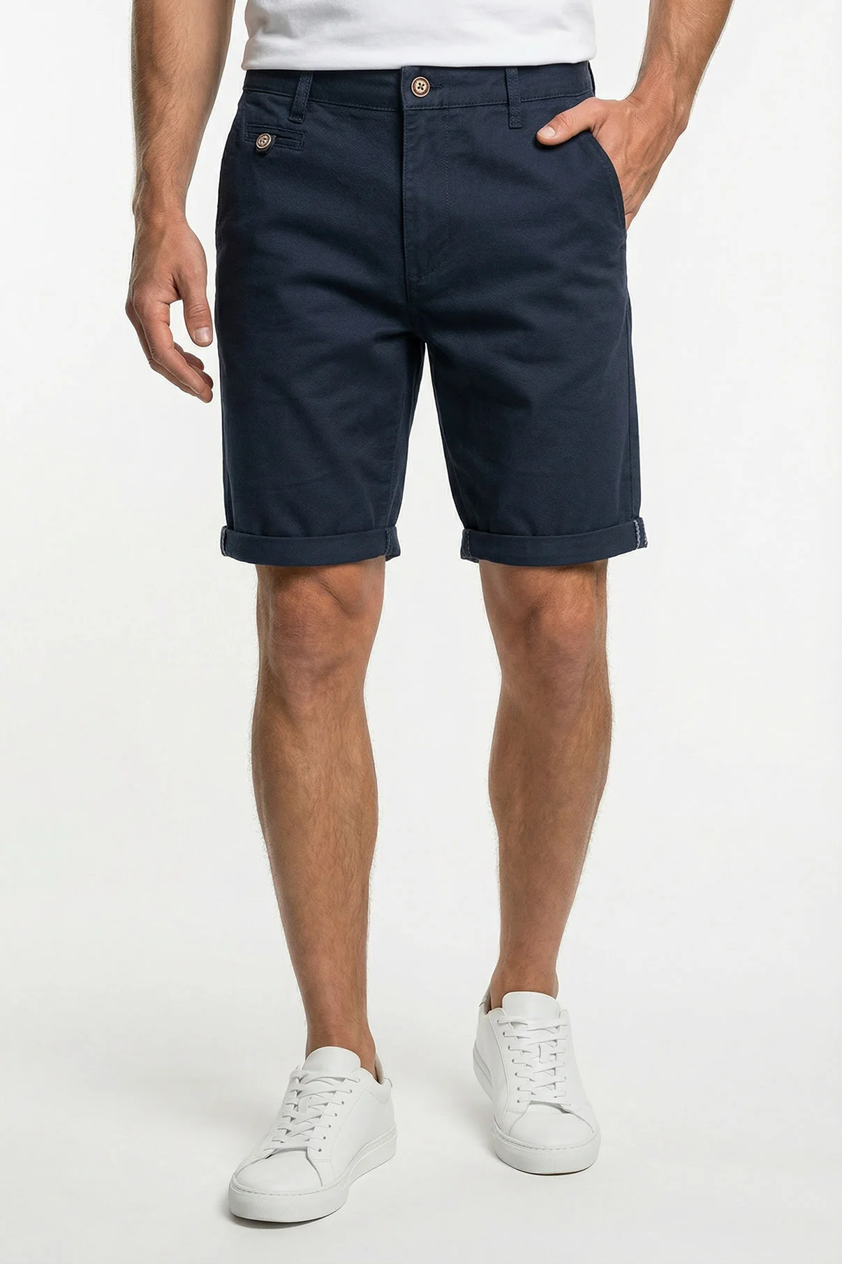 Alfonso - Chino shorts med let strech - Image 17