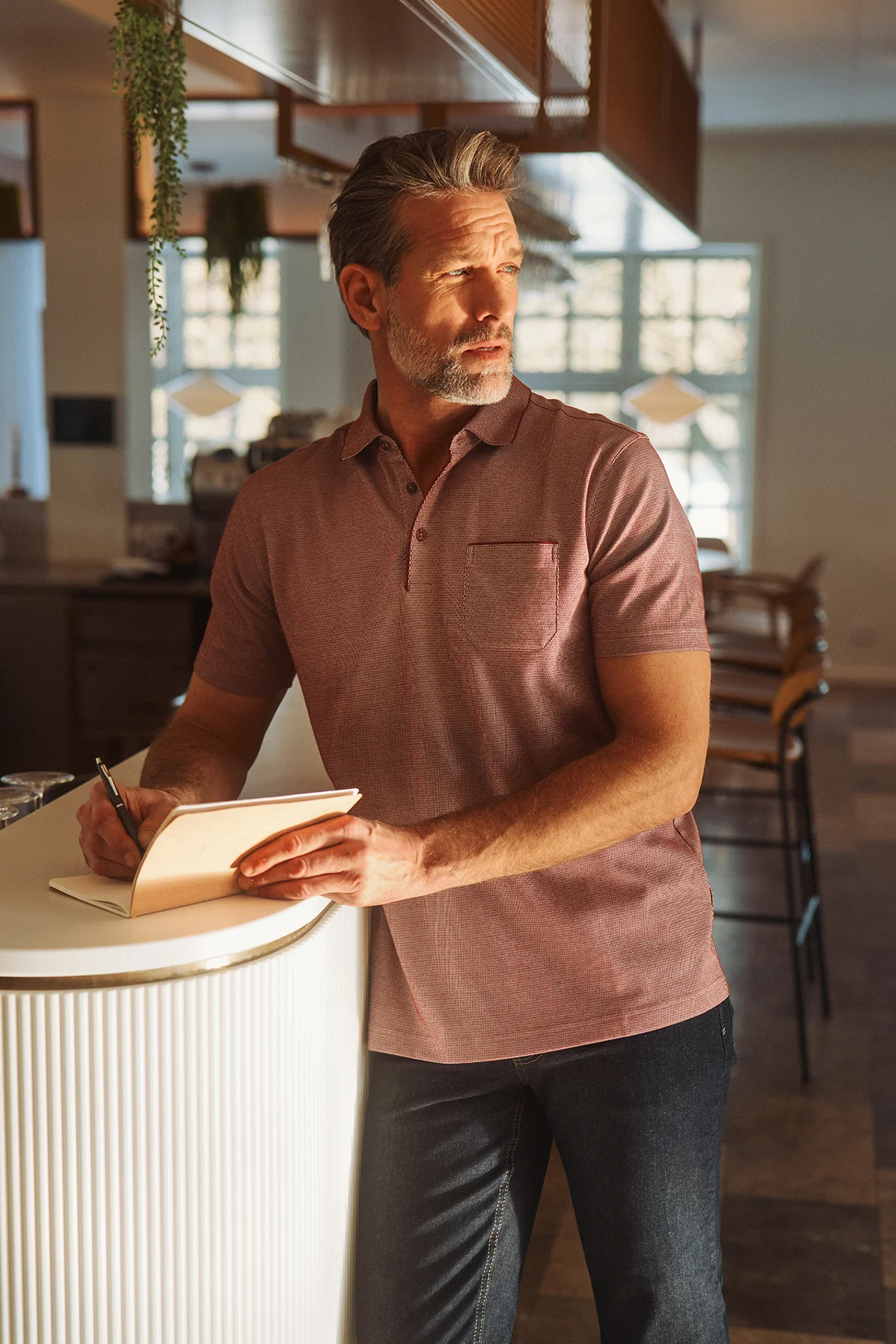 Peter - Polo T-shirt med brystlomme - Image 7