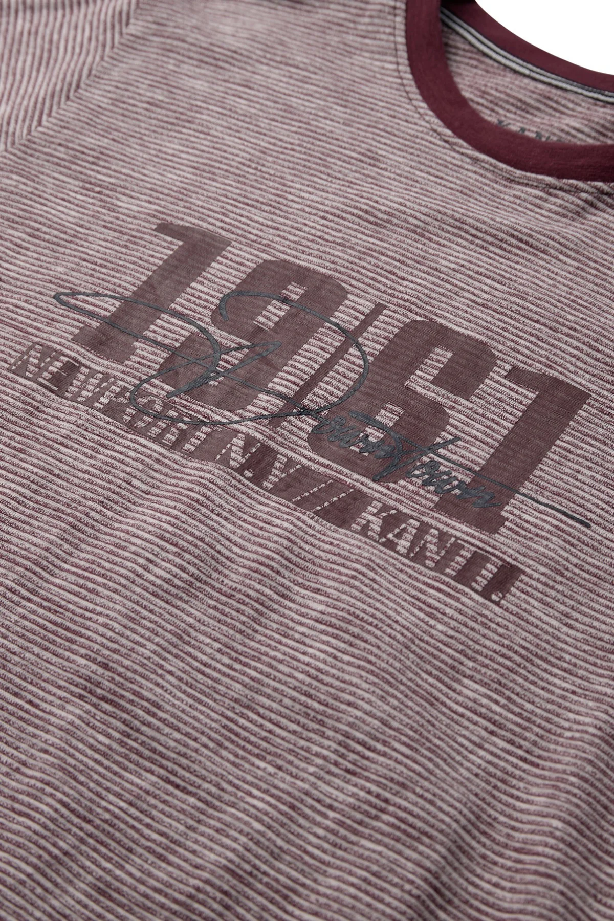 Alvin print - Stribet T-shirt med print - Image 4
