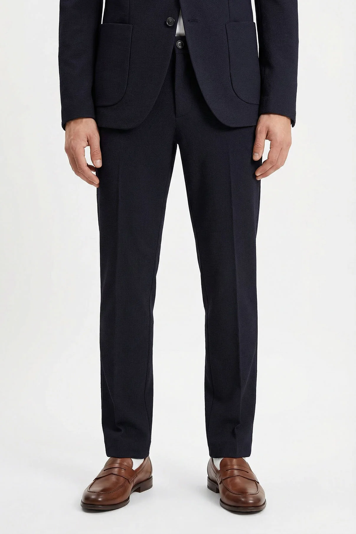 Lorenzo Jakkesæt - Blazer og Bukser i struktureret materiale - Image 6