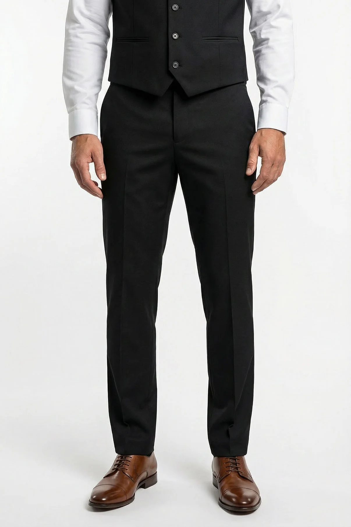 Marco jakkesæt - Klassisk blazer og bukser - Jet black - Image 3