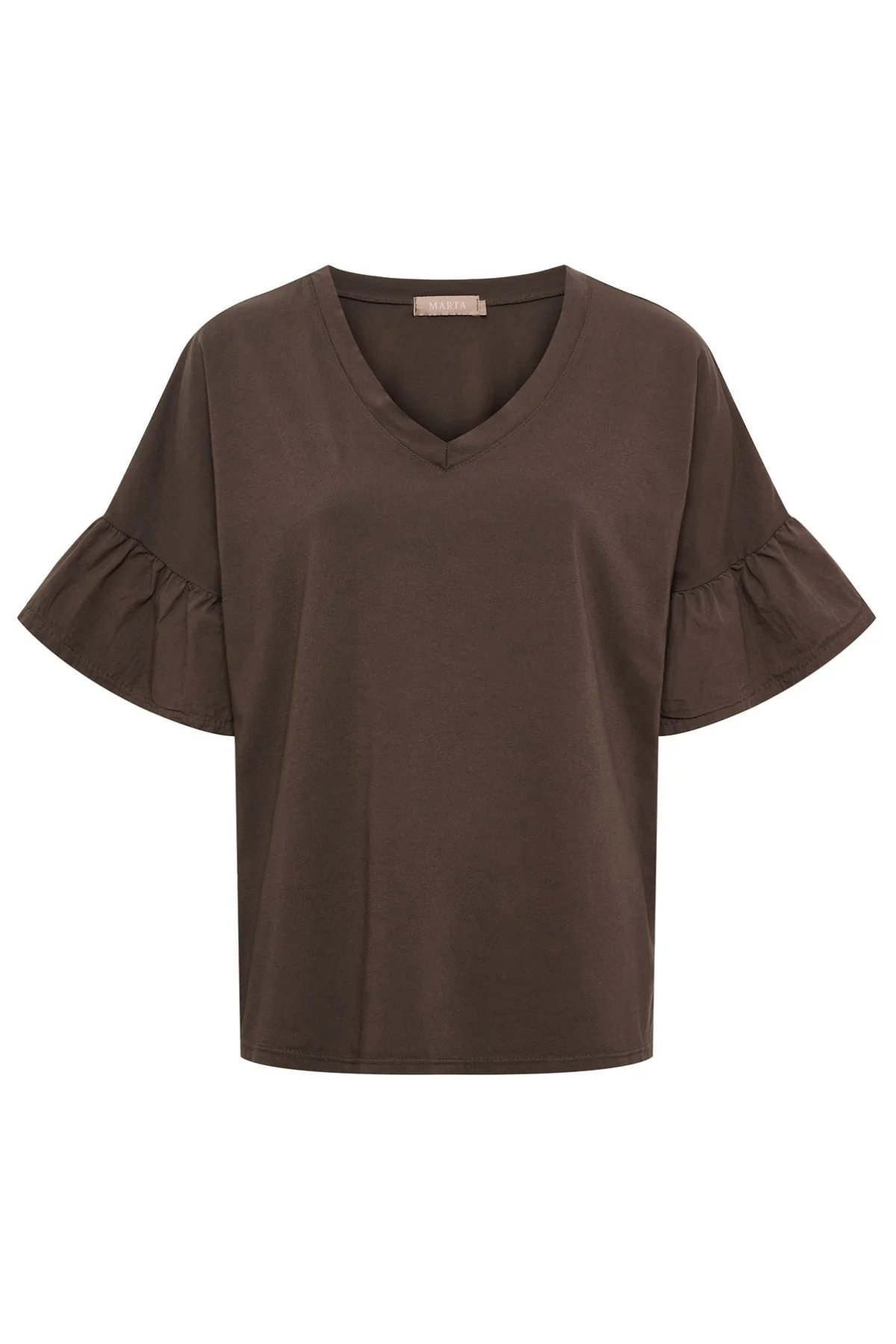MdcSabela - Kortærmet bluse med flæseærmer - Image 3