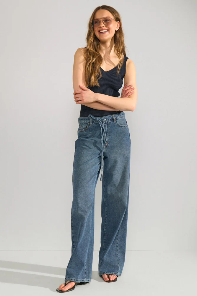NUCERYS - Cropped top med ribstruktur - Image 4