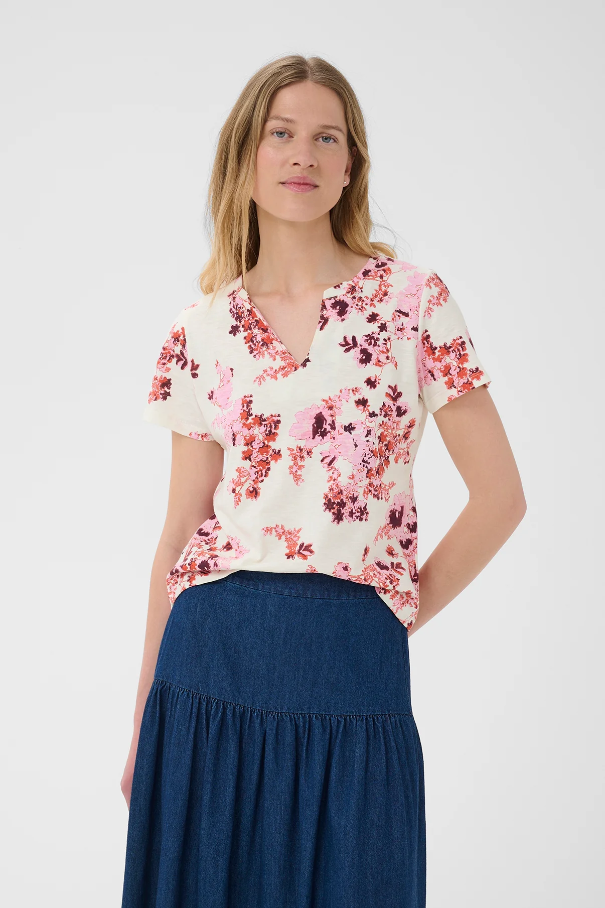 GesinasPW - Kortærmet bluse med blomster - Image 14