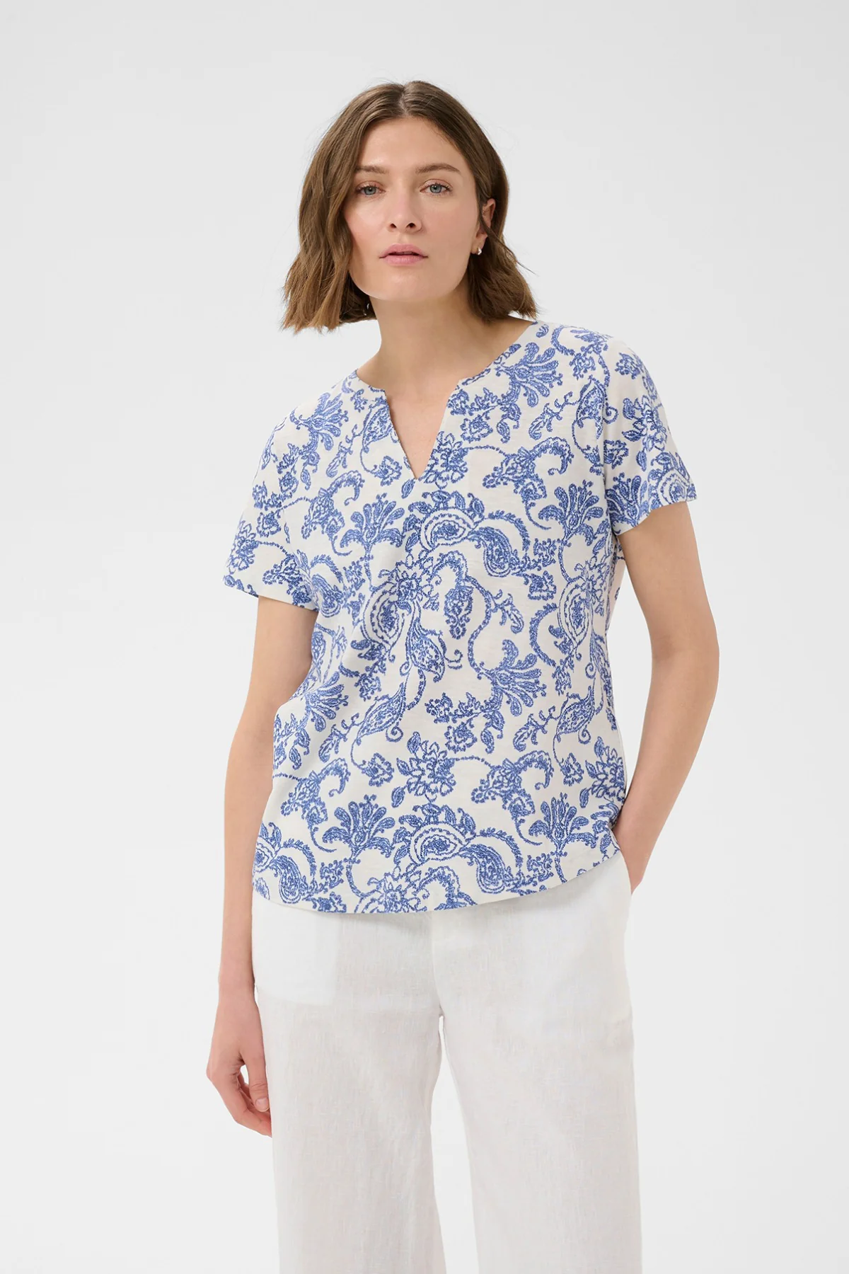 GesinasPW - Kortærmet bluse med blomster - Image 26
