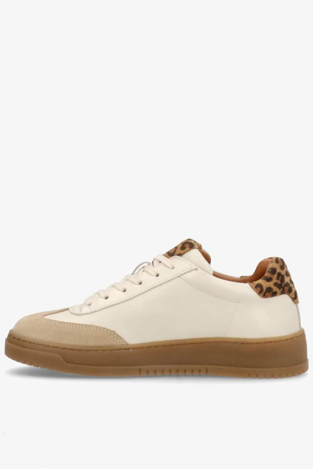 PRIME BEAT LS - Lav læder sneakers med leopard detalje - Image 4