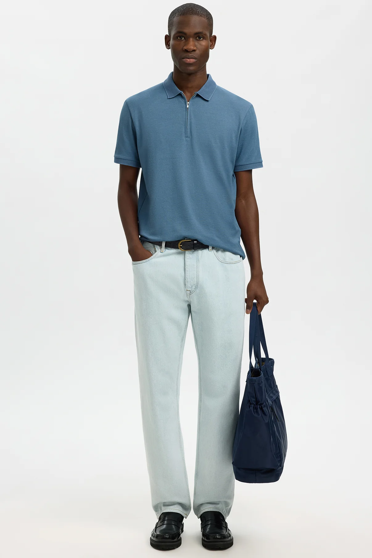 SELECTED HOMME SLHFAVE ZIP SS POLO NOOS - Image 45