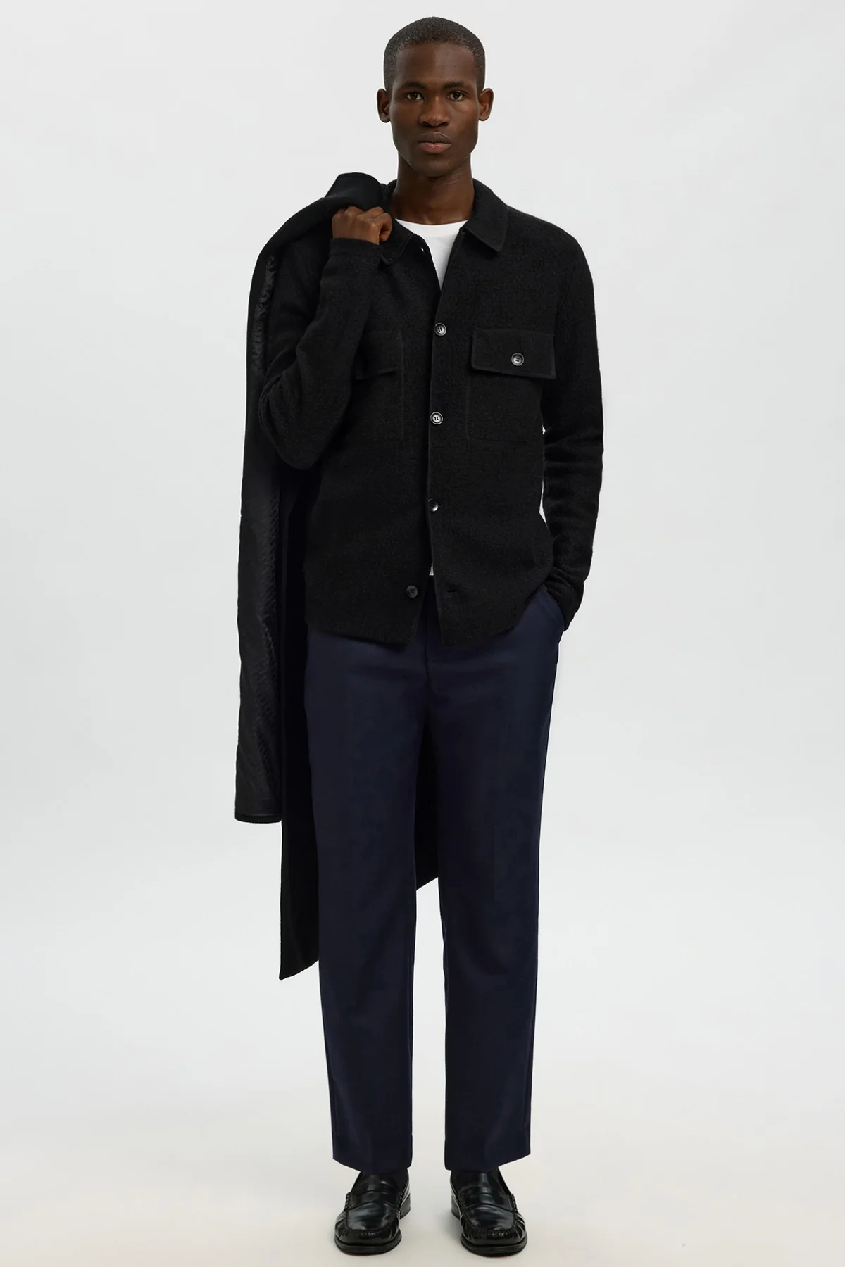 SELECTED HOMME SLHNEALY LS KNIT WORKWEAR CARDIGAN NOOS - Image 6