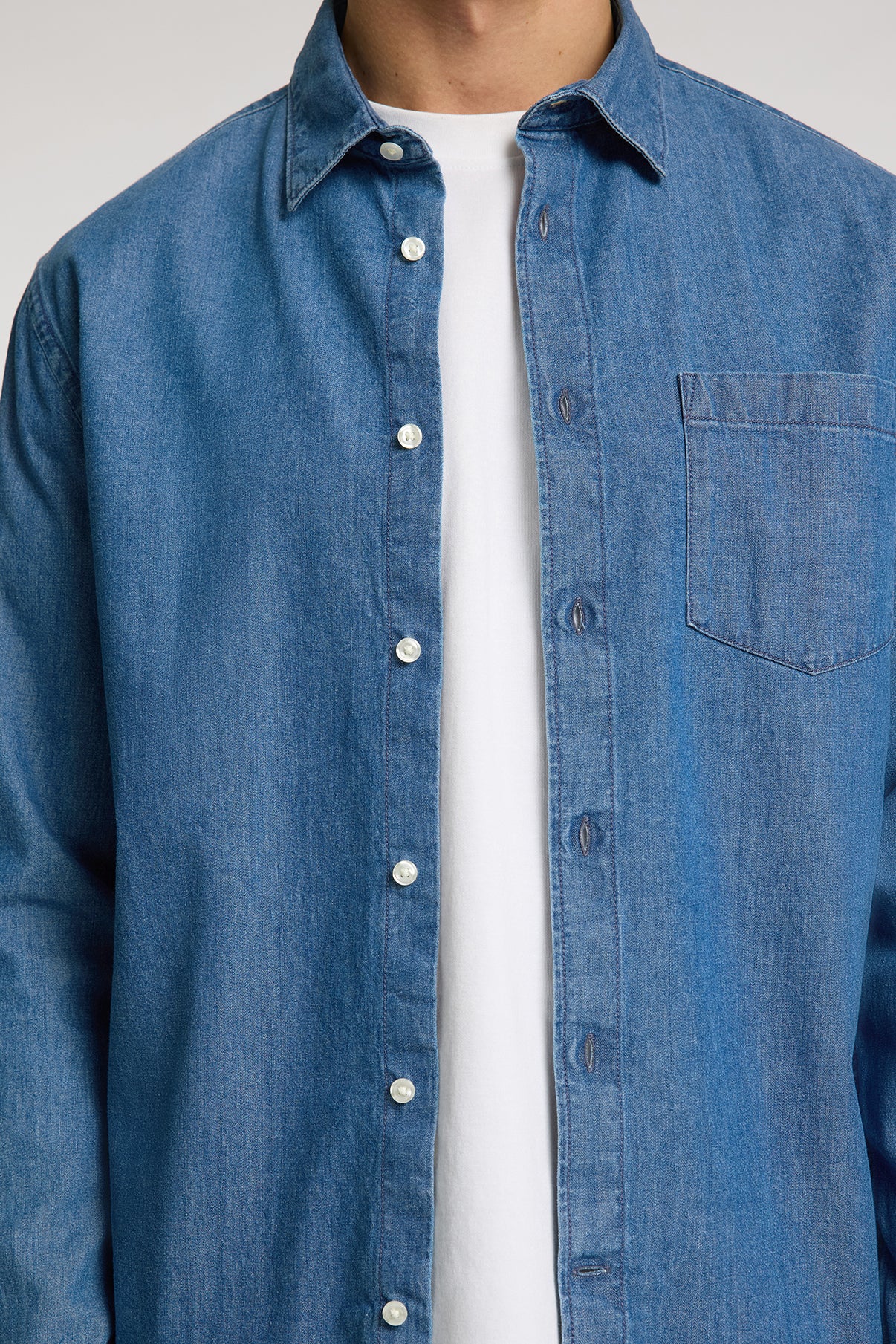 SELECTED HOMME SLHREGCARLO DENIM LS SHIRT NOOS - Image 5