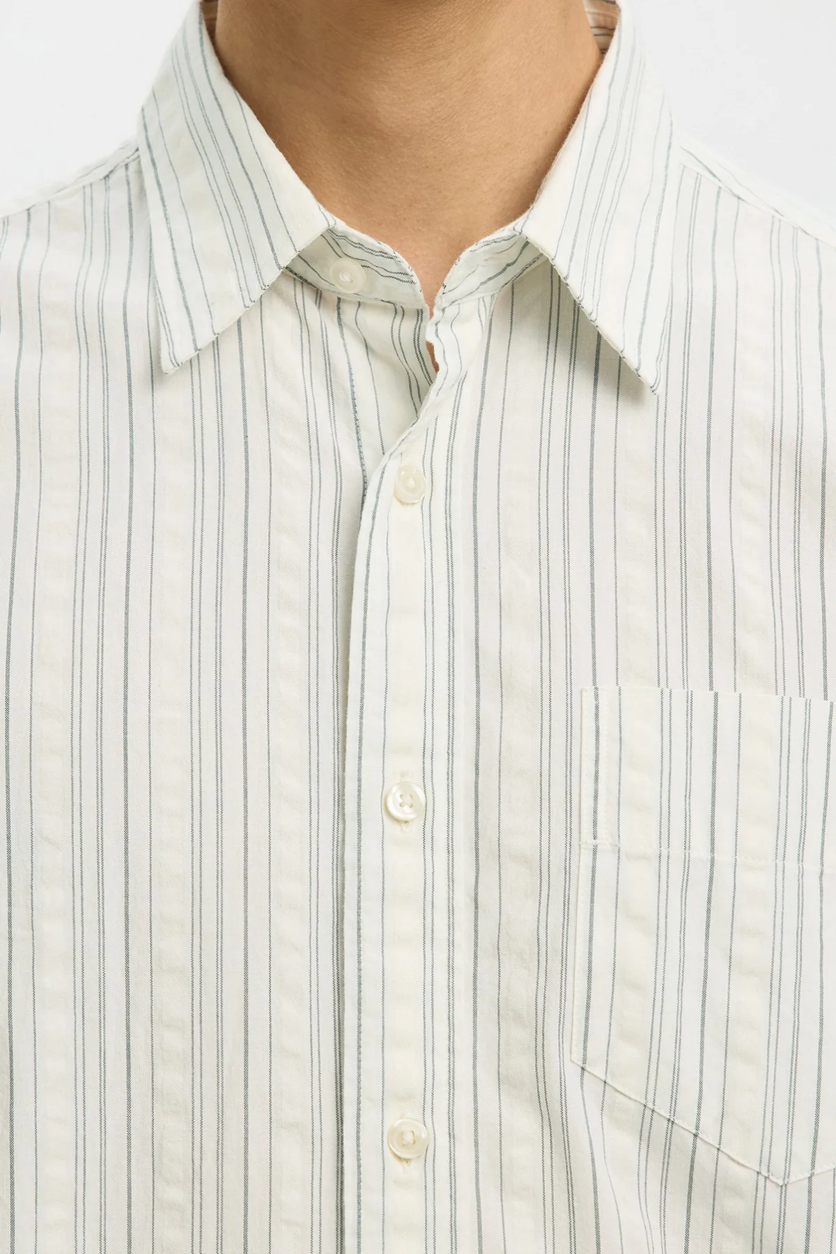 SELECTED HOMME SLHREGFREDDIE MIX SEERSUCKER LS SHIRT - Image 6