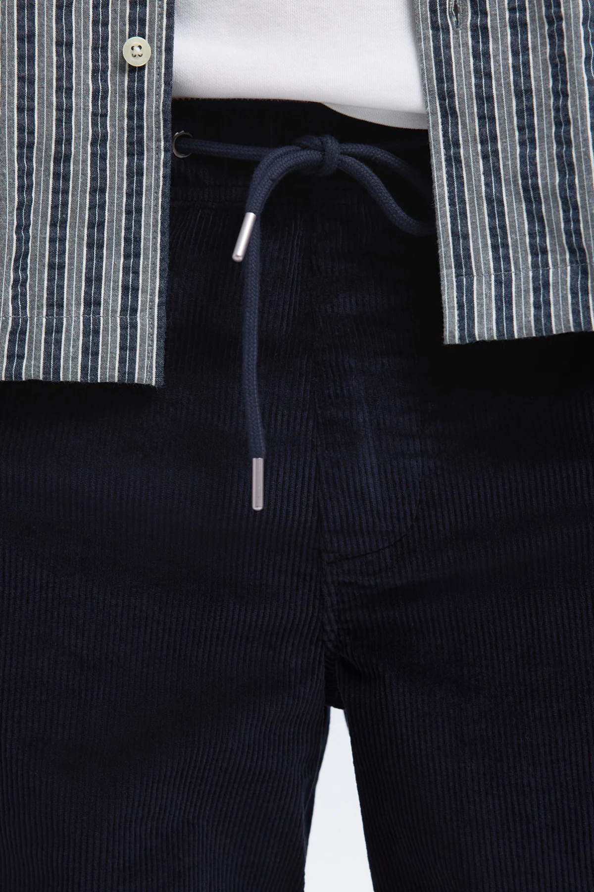 SLHREGULAR-JACE - Fløjlsshorts med lommer og bindebå - Image 11