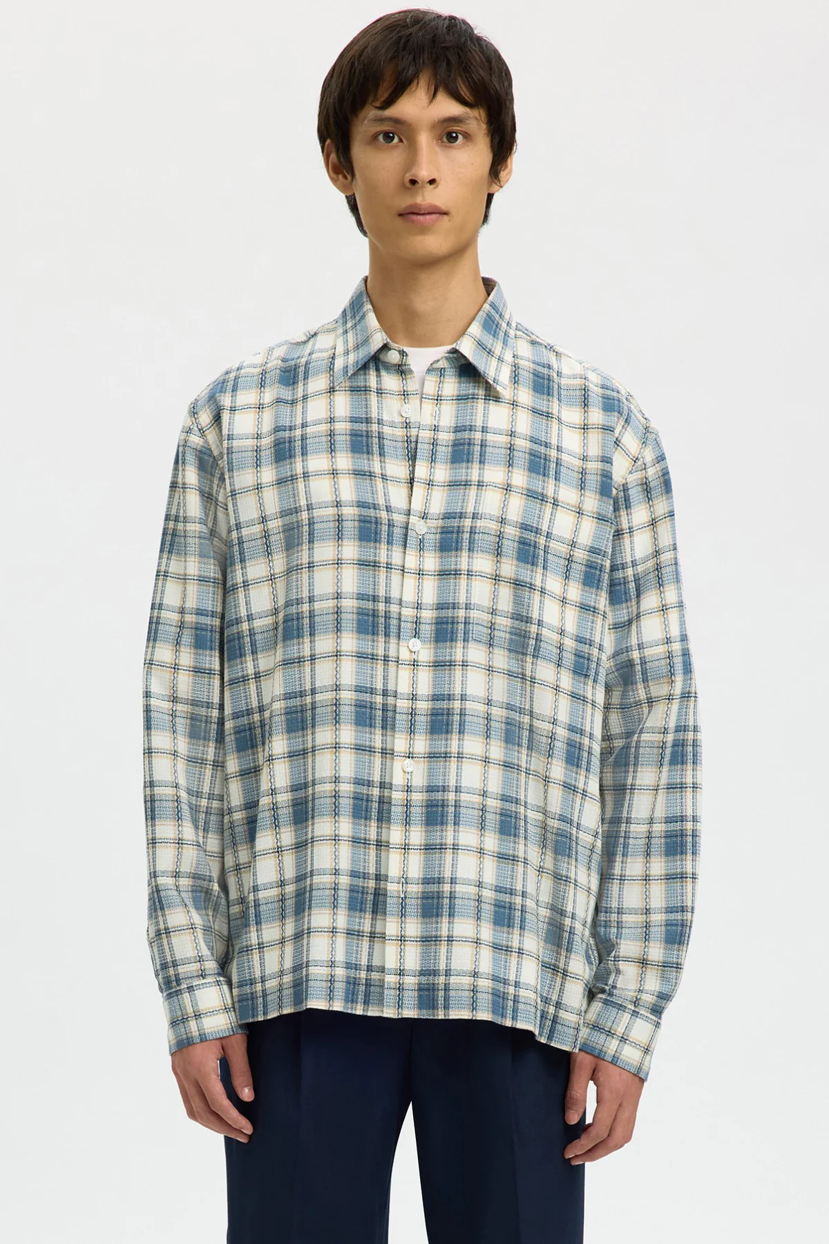SELECTED HOMME SLHRLXLANDON CHECK LS SHIRT