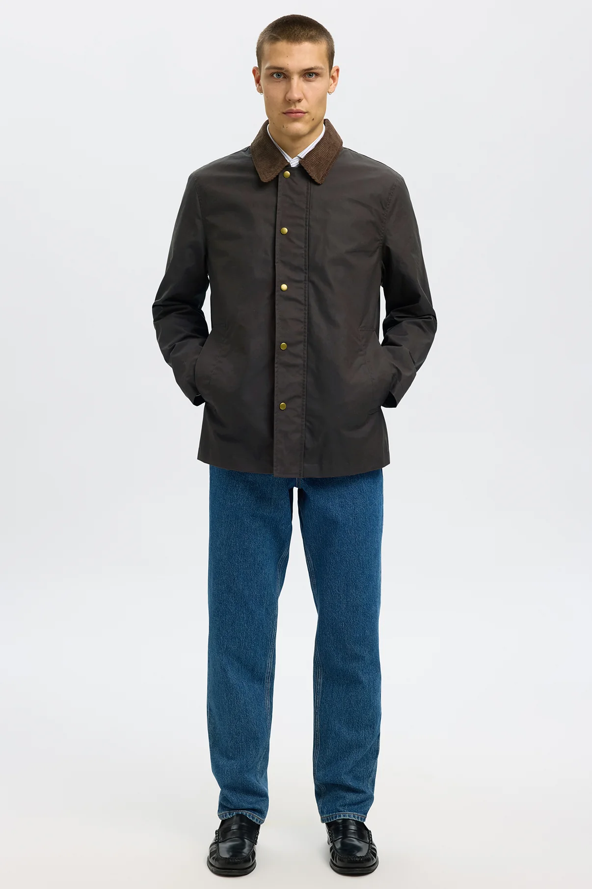 SELECTED HOMME SLHWALTER WAXED COTTON 2.0 JKT NOOS - Image 3
