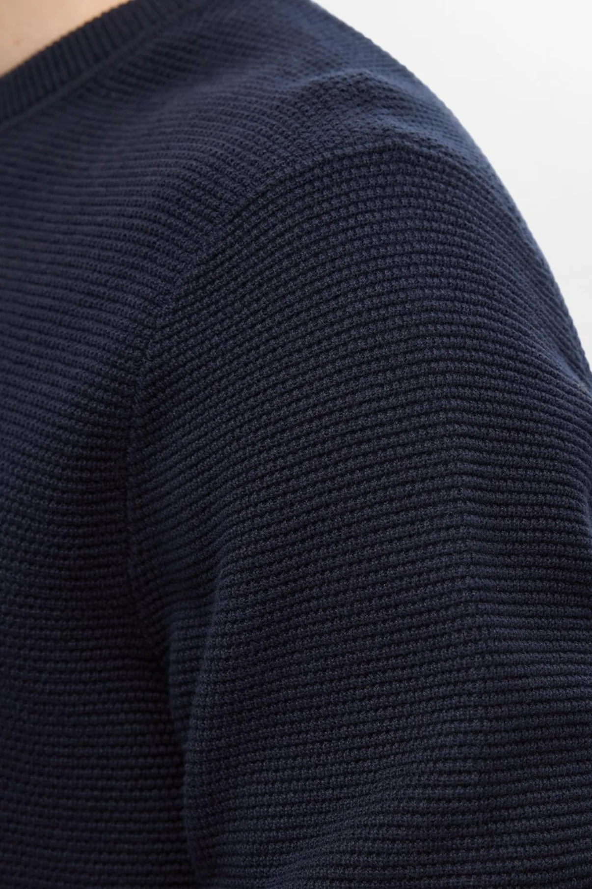 SELECTED HOMME SLHROSS LS KNIT STRUCTURE CREW NECK NOOS - Image 6