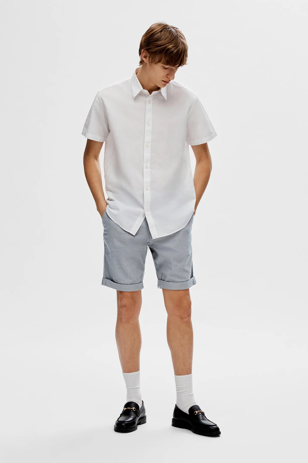 SLHSLIM-LUTON FLEX - Strækbare shorts med lommer - Image 2