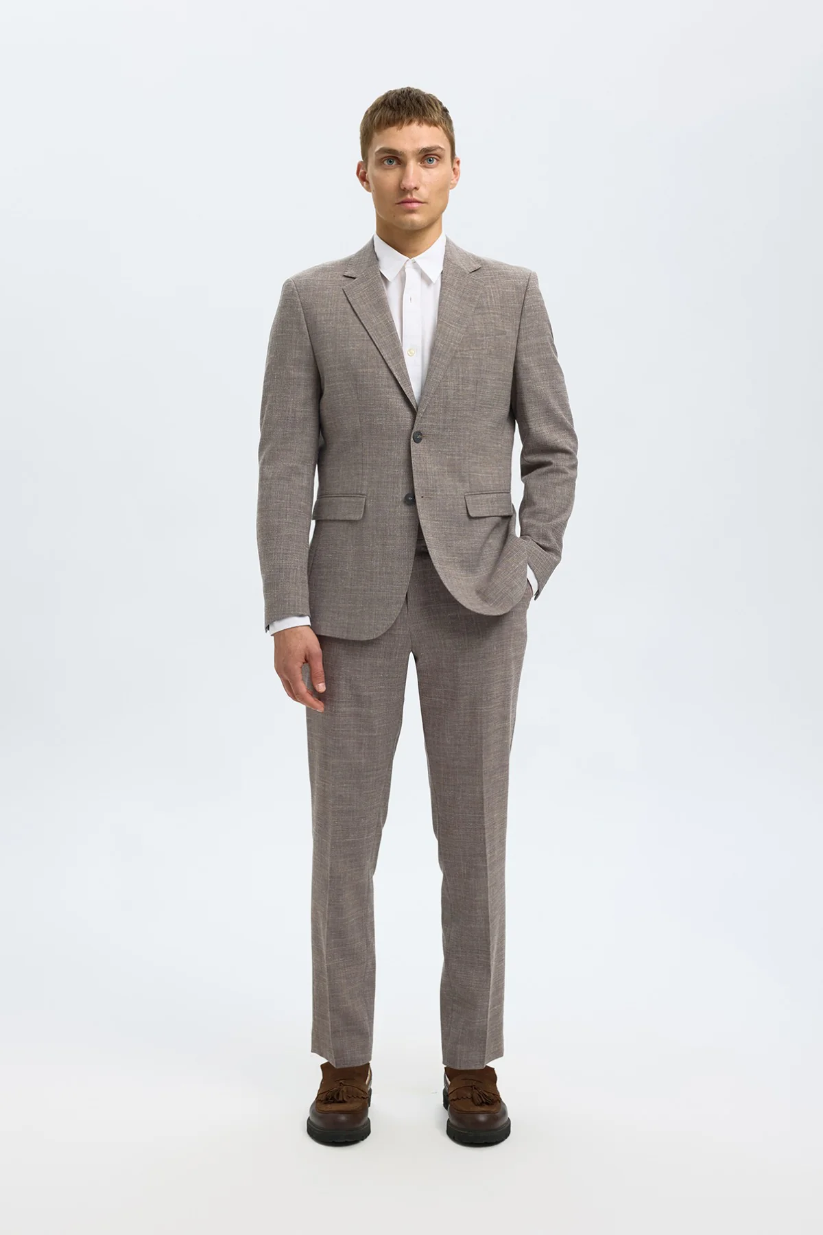 SLMSLIM-OASIS - Blazer i hørkvalitet - Image 6