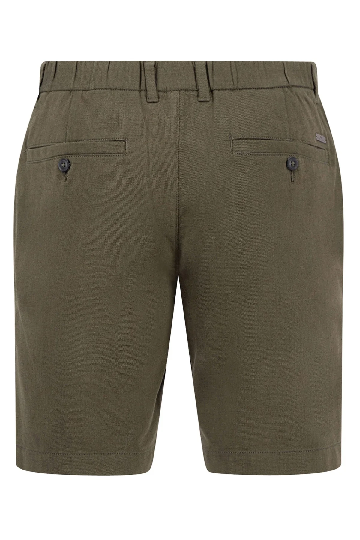 Strækbare shorts i bomuld og hør kvalitet - Image 4
