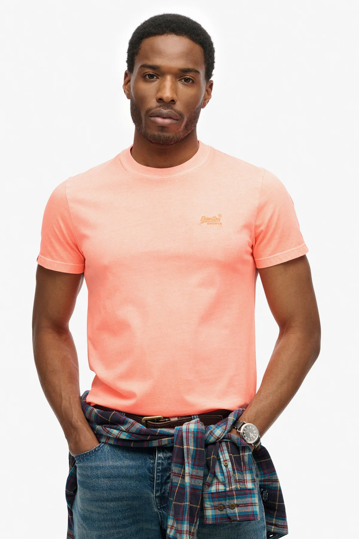 ESSENTIAL LOGO EMB - T-shirt i neonfarve med logo - Image 19