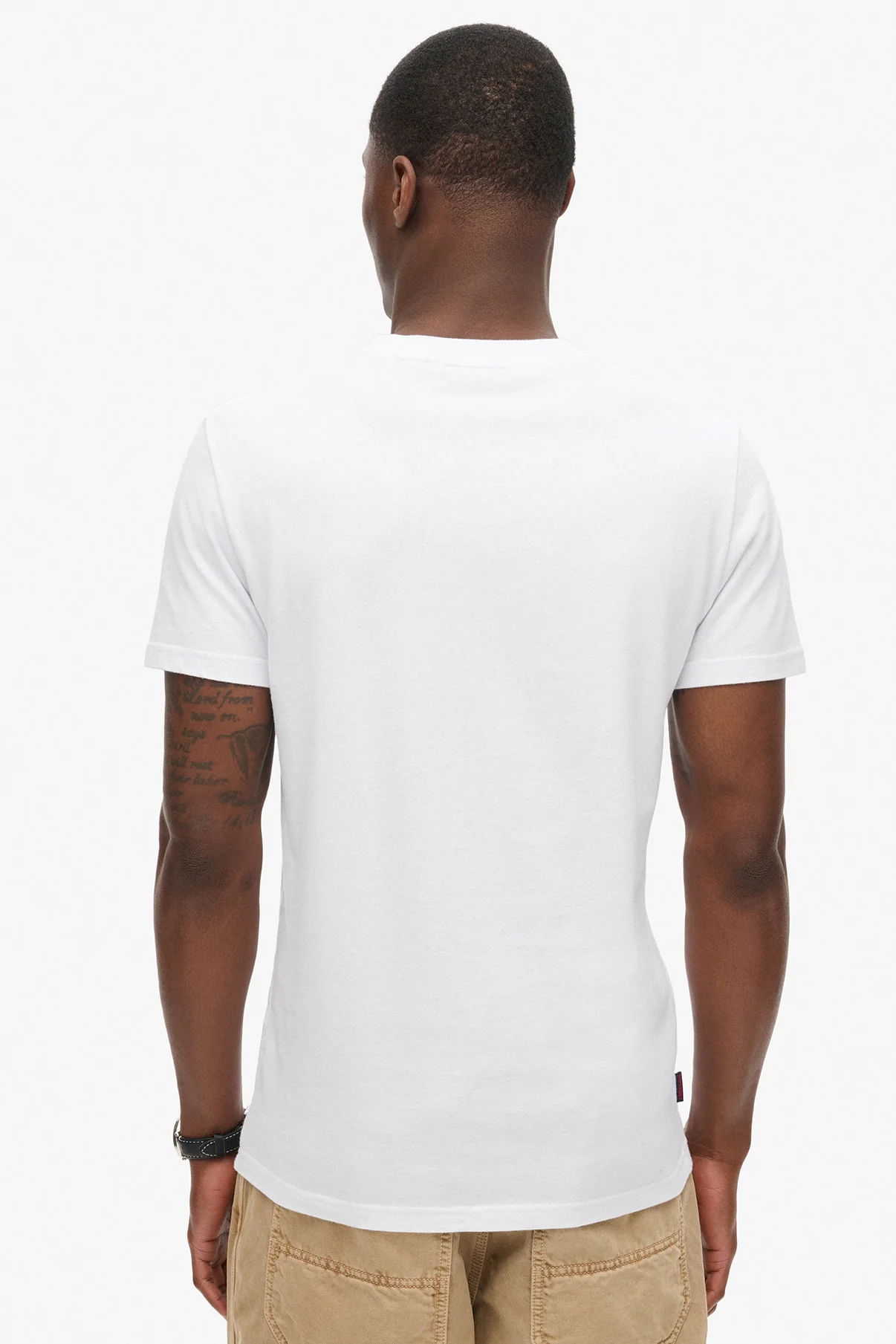 Kortærmet T-shirt med rund hals og broderet logo - Image 27