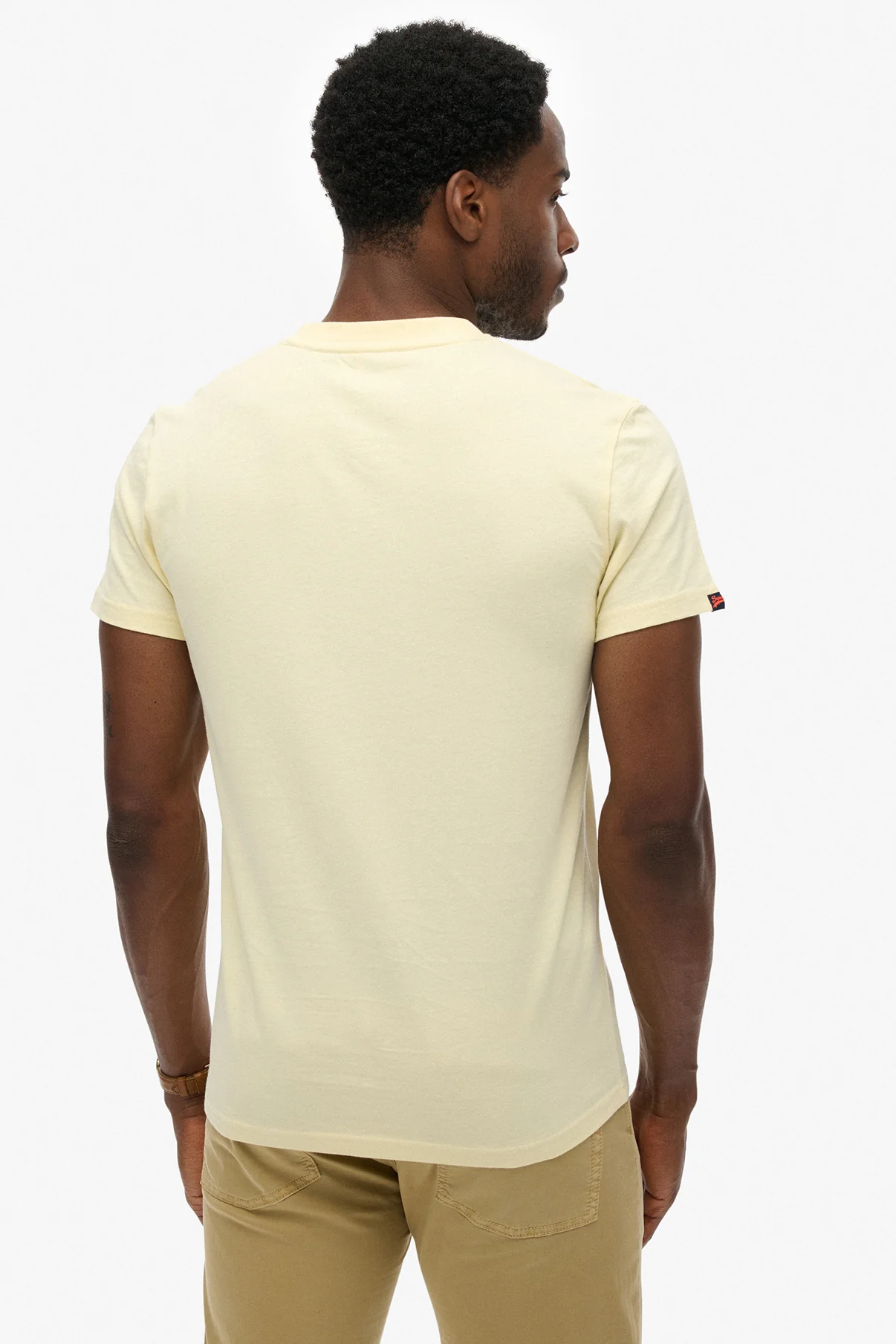 Kortærmet T-shirt med rund hals og broderet logo - Image 56