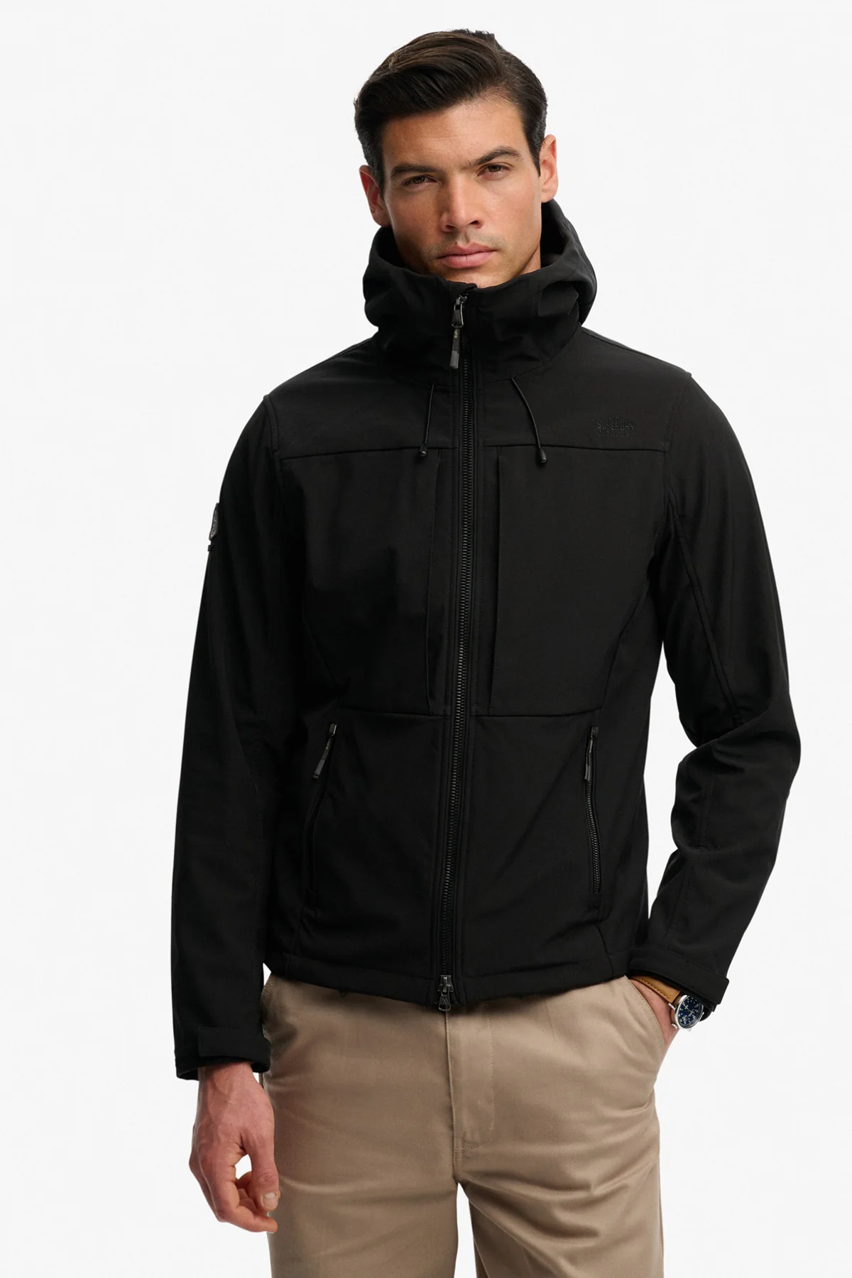 Praktisk softshell jakke med lommer og lynlĂĄs - Image 11