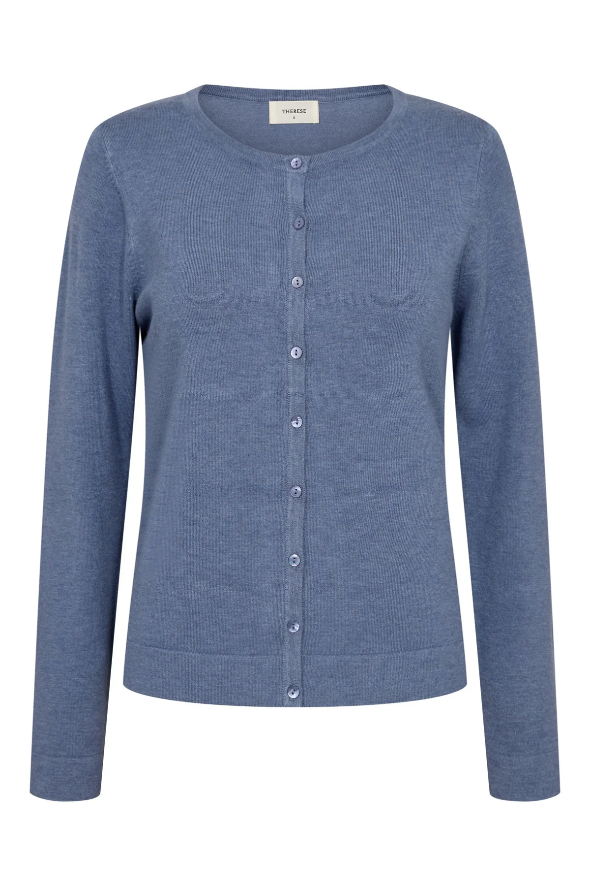 Leda - Blød cardigan med lange ærmer og knaplukning - Image 4