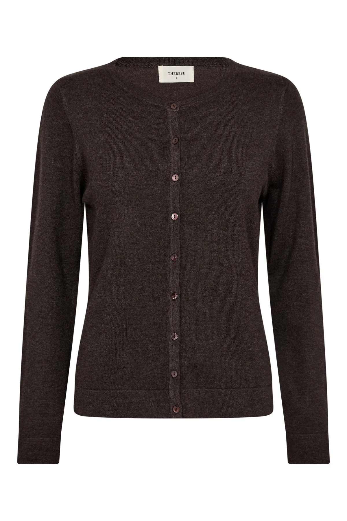 Leda - Blød cardigan med lange ærmer og knaplukning - Image 7