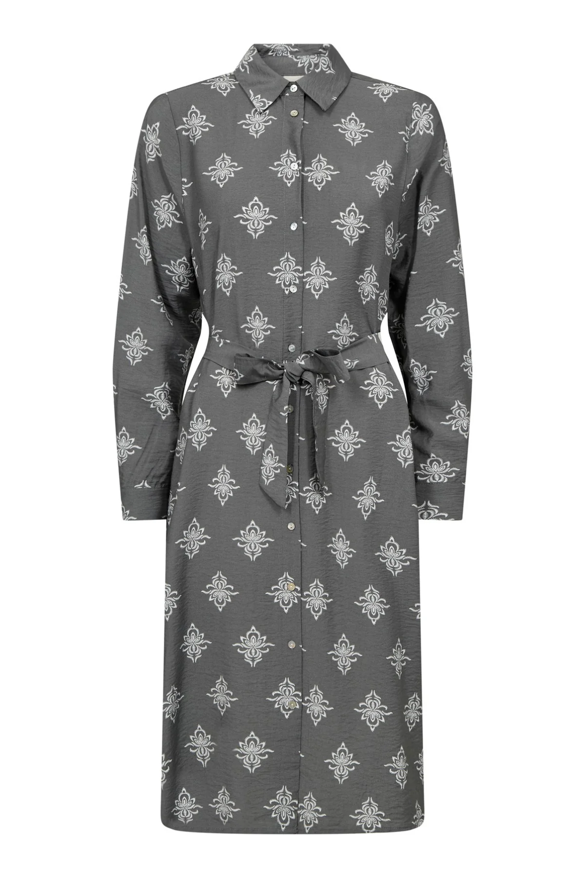 Nille - Viskose kjole med print - Image 7