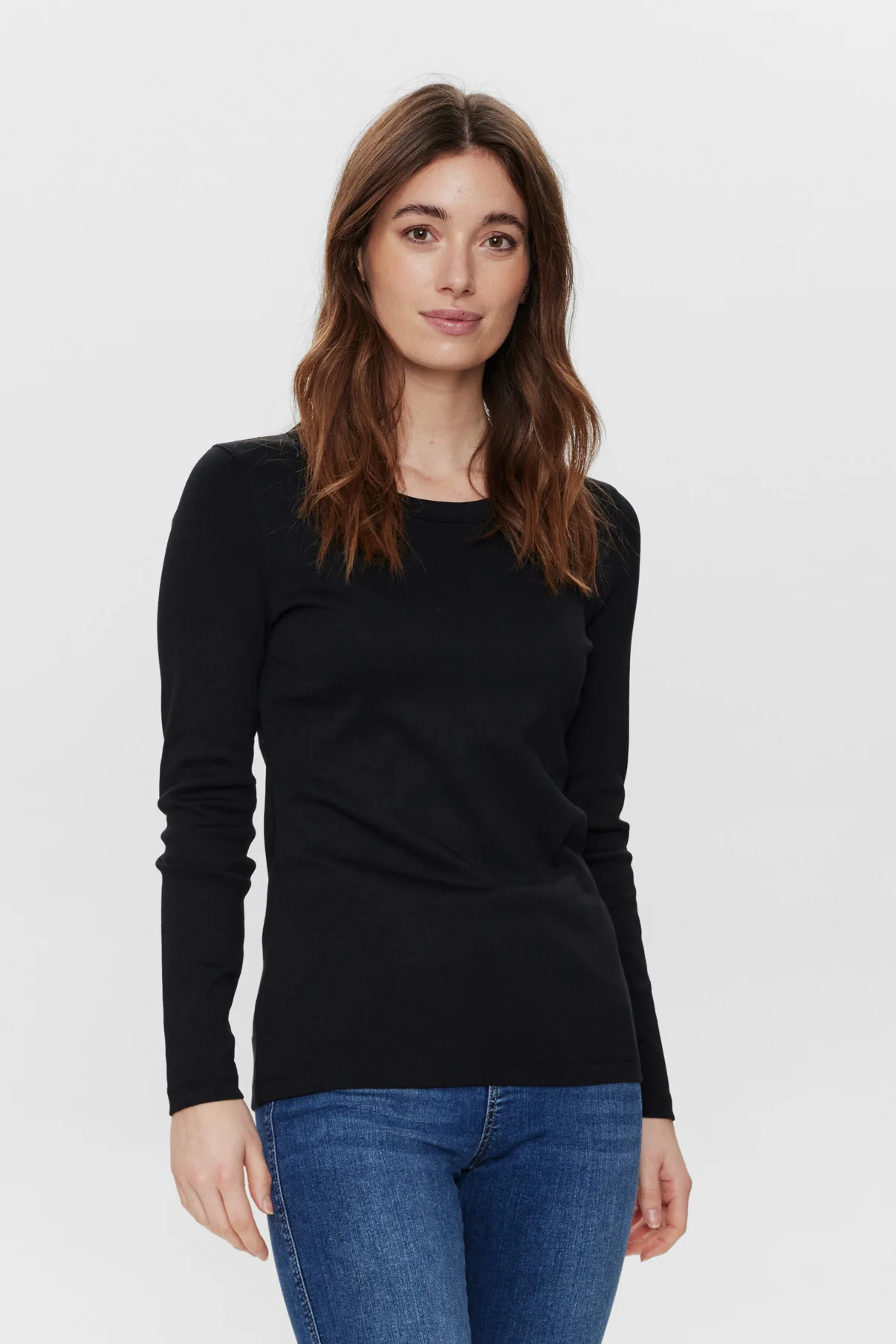 Camille - T-shirt med lange ærmer og i ribkvalitet - Image 6