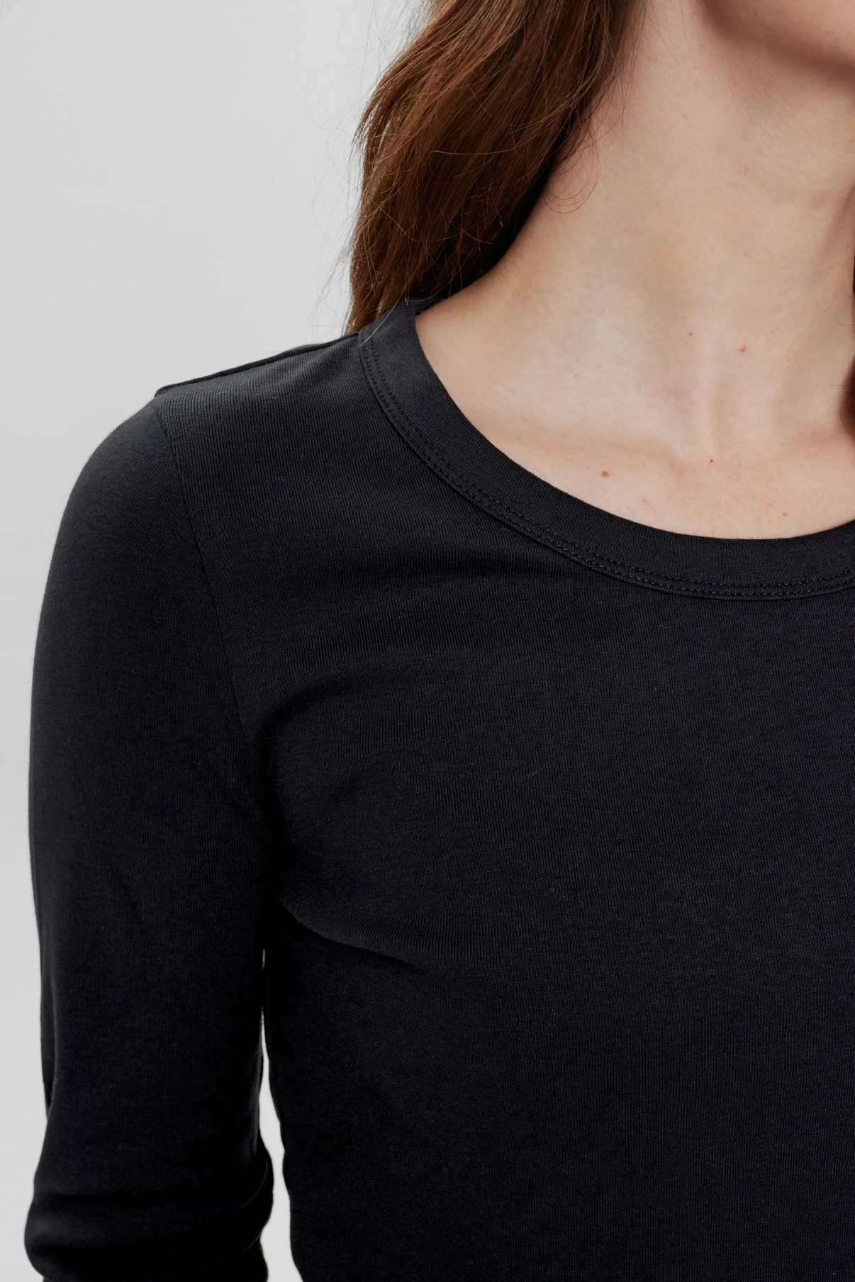 Camille - T-shirt med lange ærmer og i ribkvalitet - Image 9